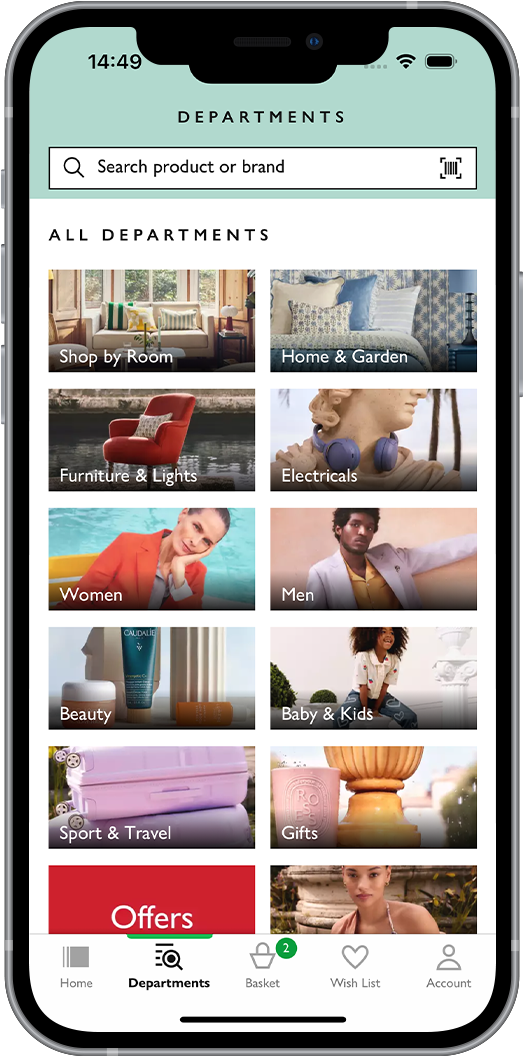 John Lewis screenshot 2